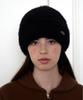 AMES-WORLDWIDE Fur Beanie Black
