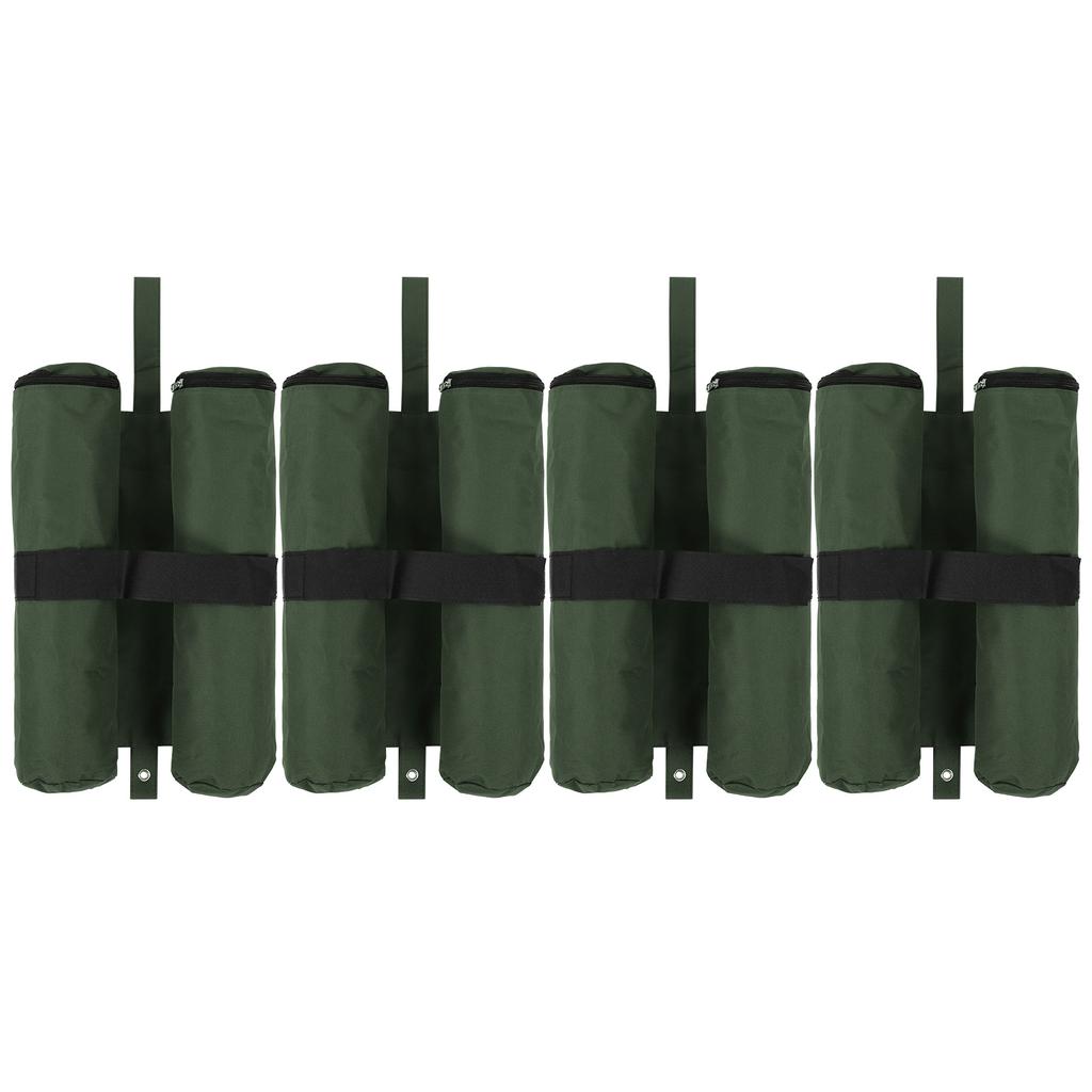 4pcs Canopy Weighted DoubleCylinder Windproof Sand Bags Sunshade Tent Foot Weight Outdoor