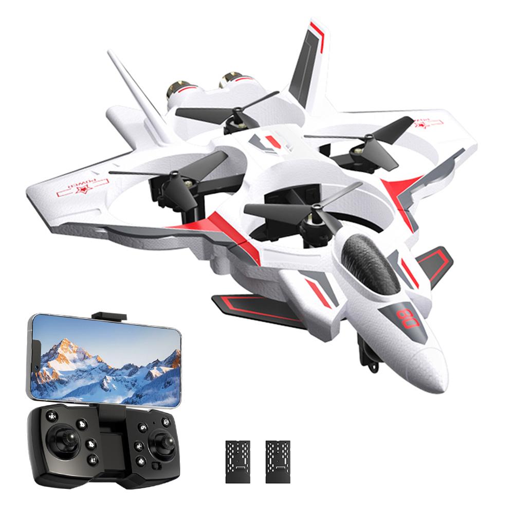 Remote Control Airplane, 2.4GHz 8K HD Headless EPP Remote Control Plane with Altitude Hold Gesture
