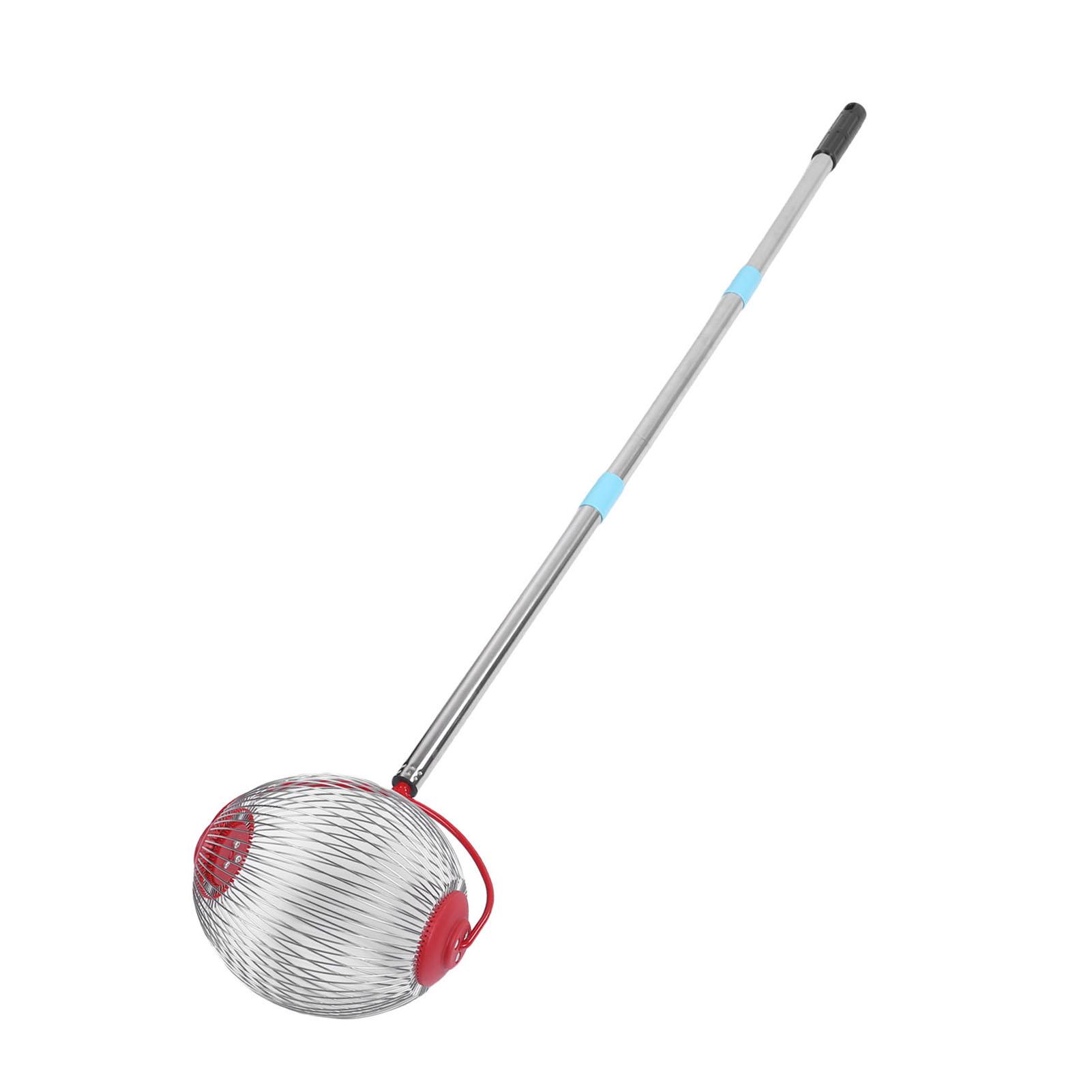 

Rolling Nut Gatherer Stainless Steel 44.7 Inch 3 Section Multifunctional Acorn Picker Upper Roller for Pecans Walnuts Outdoor