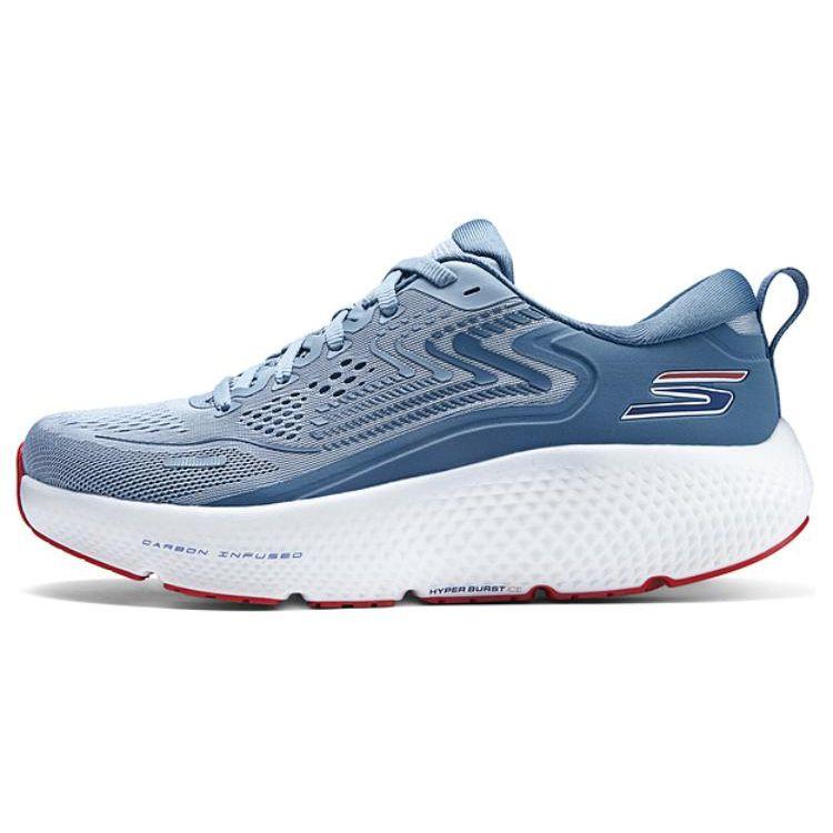 Skechers Удобные Классические Амортизирующие Прочные Низкие Беговые Кроссовки Мужские Кроссовки Светло-Голубые 246078-LTBL 41