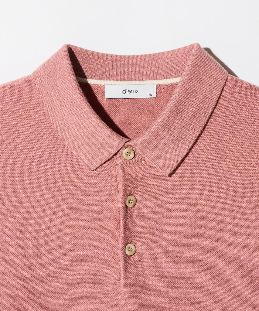 STCO Diems Soft Touch Collar Knit Pink (Classic Fit)_Dktxa02Csp