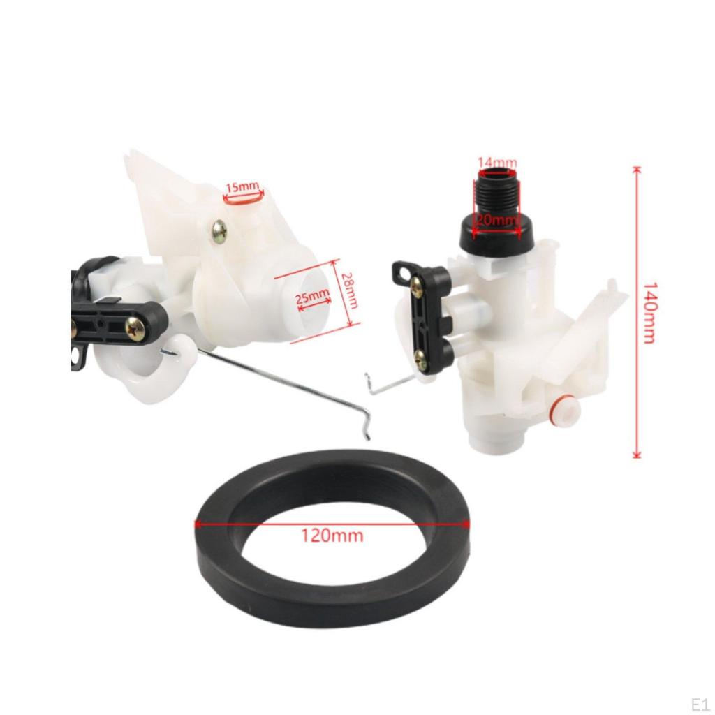 Toilet Water Valve Module Easy Installation Plumbing Component Hardware Included