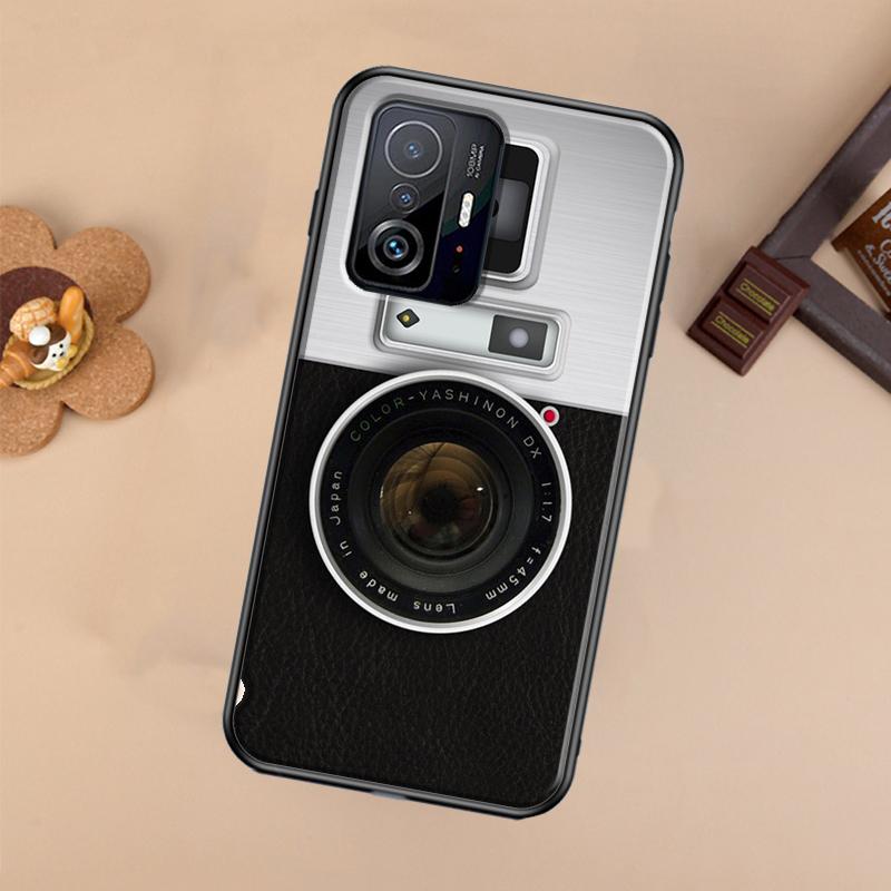 Classic Camera Lens Case For Xiaomi 13 14 Ultra 11T 12T 13T 14T Pro POCO X7 Pro X3 X5 X6 F3 F5 F6 M6 Pro Cover