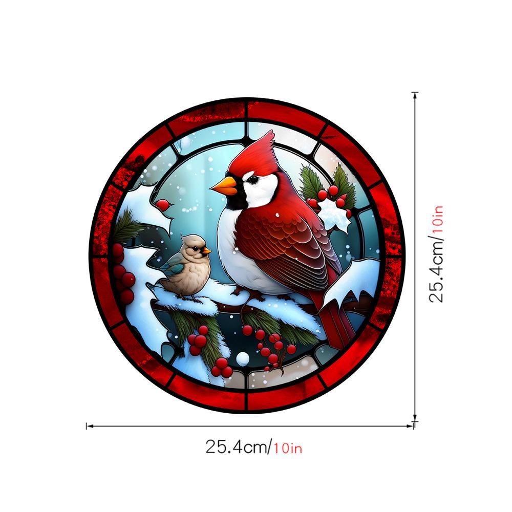 JD100-157 Anti-Collision Hummingbird & Butterfly Window Sticker - Colored Static PVC Film