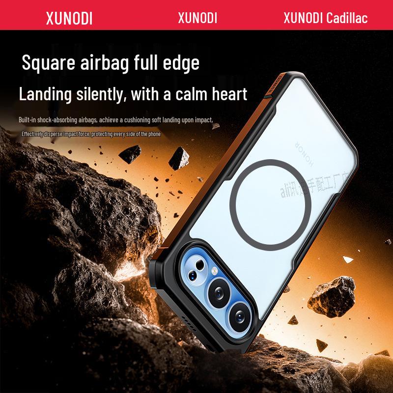 XunDi Honor 500Pro Magnetic Ring Protective Case - Anti-Drop for Honor 500