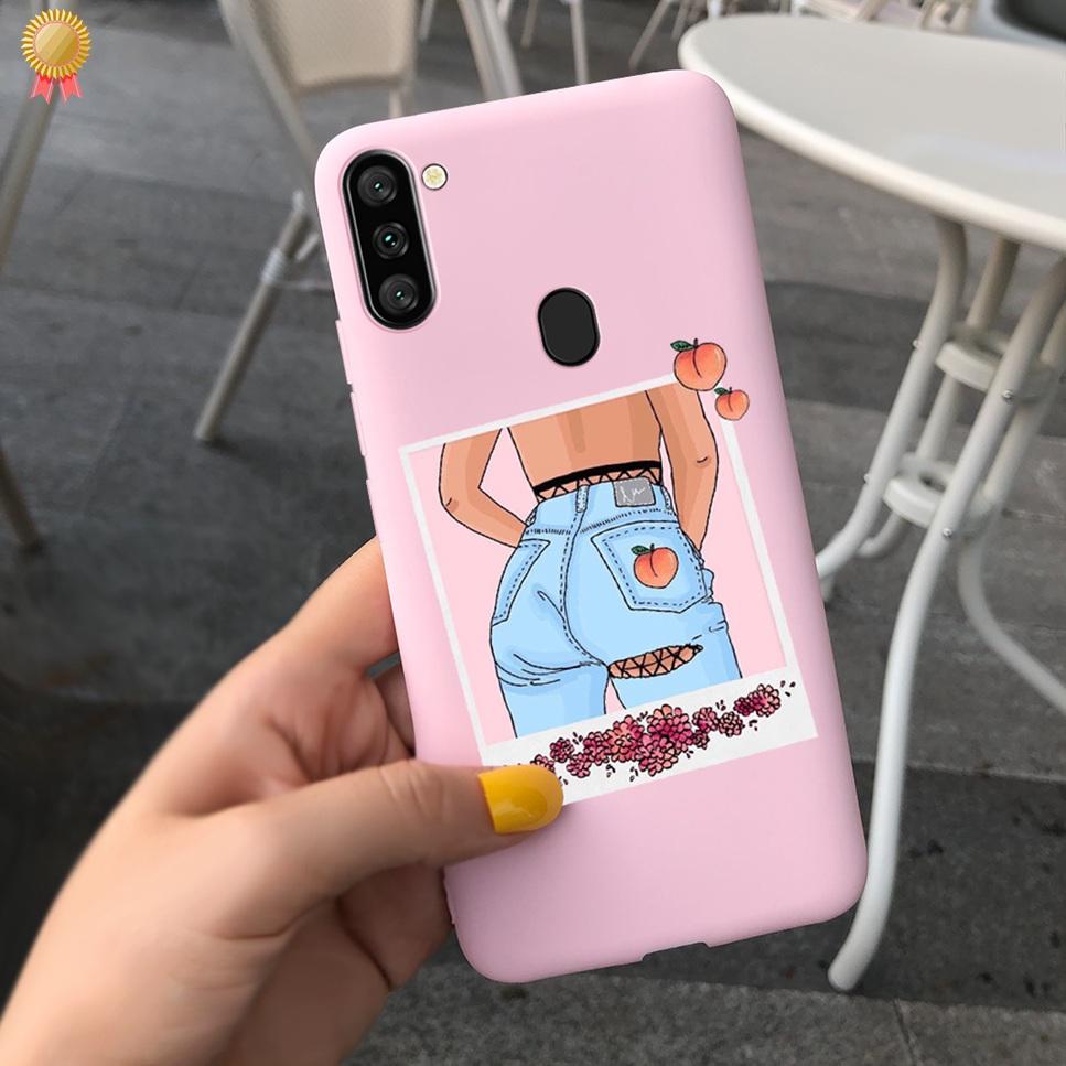 For Samsung Galaxy A11 Case Boy Girl Funny Cartoon Cat Women Silicone Back Case For Samsung Galaxy A 11 SM-A115F 6.4 Funda Cover