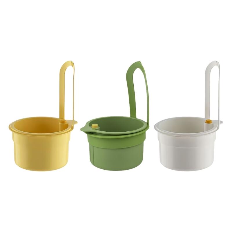 Quick Drying Sink Organizers Basket With Closure Long Handle And Multifunctional Storage Space for Kitchen Tool