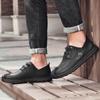 Men's Genuine Leather Retro Large Size Ultra-light Handmade Casual Shoes Men's High-top Ankle Boots