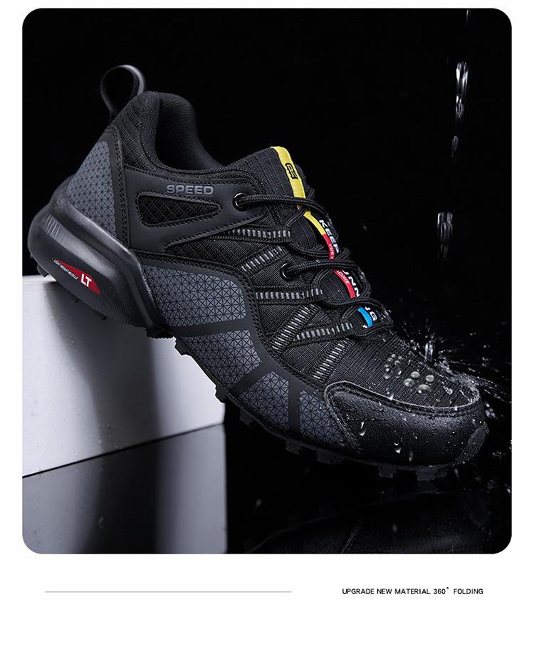 2025 Leichte atmungsaktive Mesh-Sportschuhe für Herren, rutschfest, für Outdoor, Freizeit, Wandern