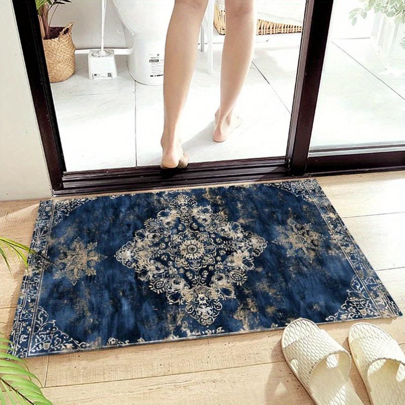 

VIKAMA Flannel Kitchen Mat & Doormat Suitable For Bedroom, Living Room, Kitchen Entrance Home Decoration 40x60cm