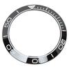 Watch Bezel Insert 41.5mm Ceramic Watch Bezel Ring Repair Replacement Accessory for Watchmaker Black Base White Digit