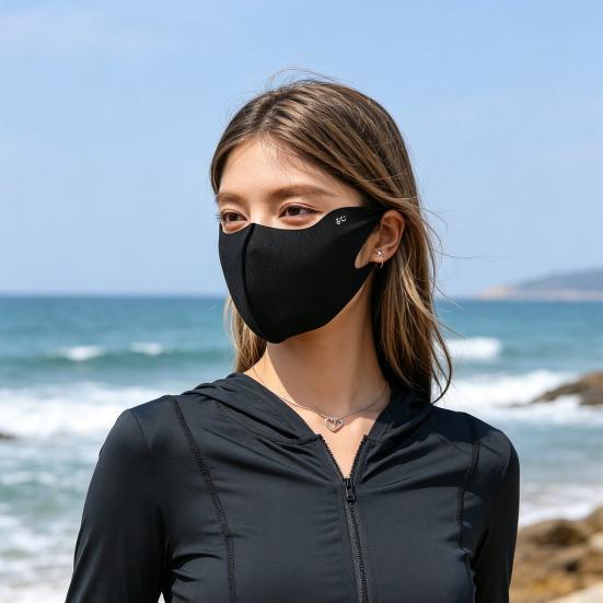 Three-dimensional Face Guard, Windproof Slimming Version Face Guard with 3D Eye Corner Protection, Moisturizing Fabric Hyaluronic Acid Sun Protection