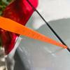 Panel Gap Alignment Gauge Portable Orange Auto Measuring Tool 1-18mm Aperture Scale Wedge Feeler