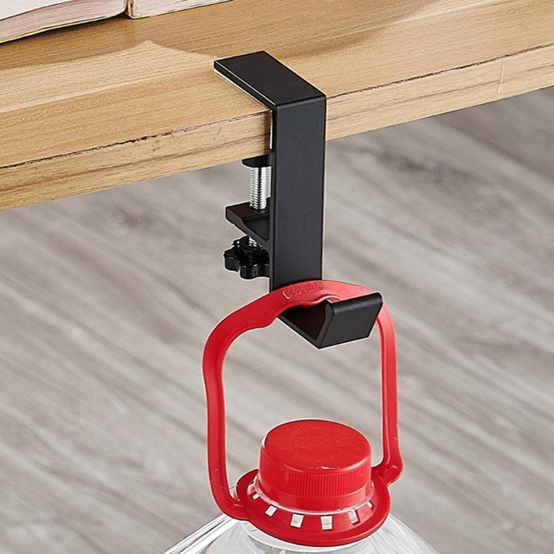 Set of 4 Removable Desk Edge Hook No Adhesive Needed for Easy Installation and Functional Use in Homes or Office