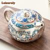 High End 999 Gilded Silver Teapot Boutique Taotie Pattern Xishi Pot Tea Making Kettle With Ball Hole Filter Tea Accessories Gift