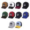 Retro Color Block Cotton Mesh Trucker Hat - Sun Protection & Breathable Summer Cap
