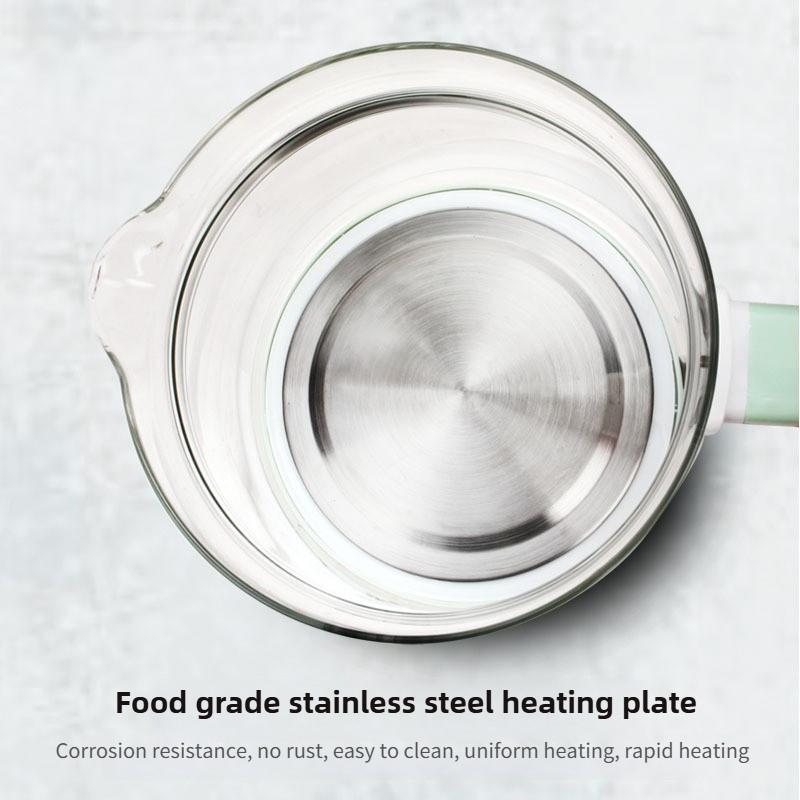 1.8L Large Capacity Household Boiling Hot Water Teapot Intelligent Health Pot Multifunctional Glass Electric Kettle