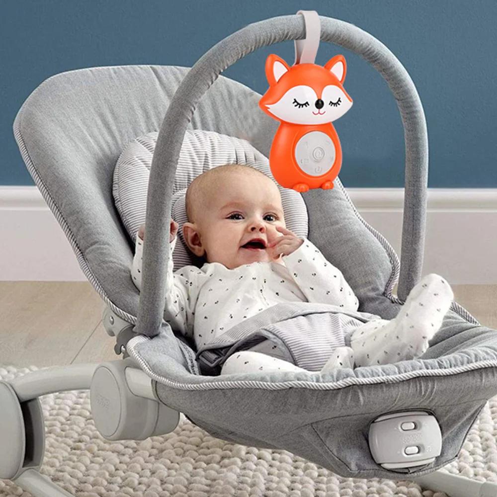 Portable White Noise Machine Baby Soother with 5 Light Music for Toddlers Timed Shutdown Sleep Sound Machine
