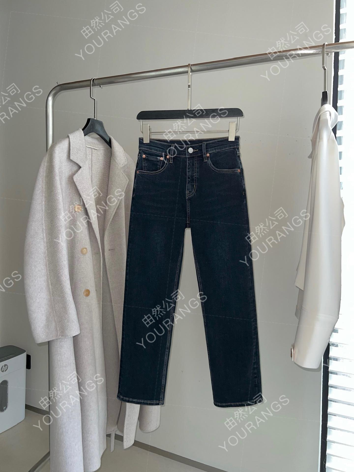 

26 Early Spring Slimming High Waist Fleece Jeans - Straight Leg and Lightly Brushed 25