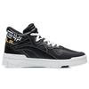 Disney x Li Ning Wave Superwave Slip Resistant Abrasion Resistant Mid top Skateboard Shoes Men's Black White AGCQ179-3