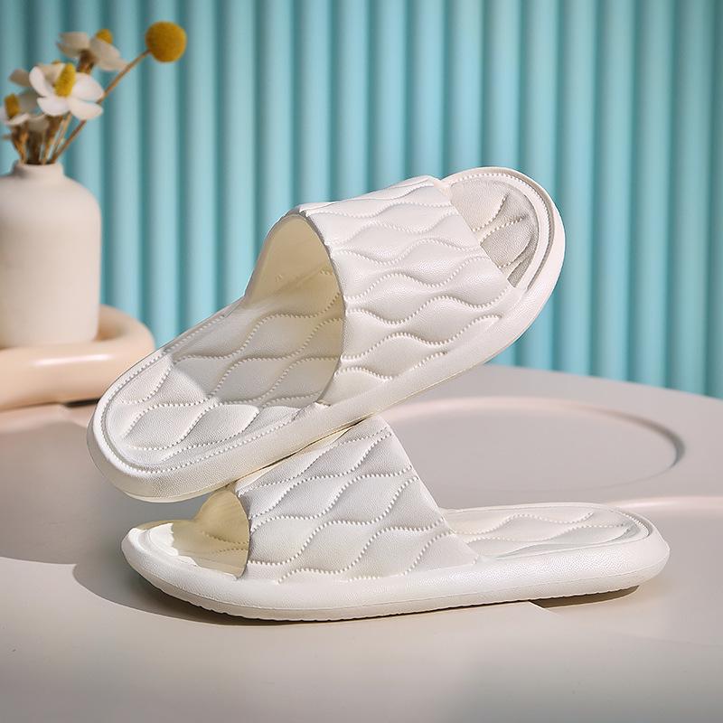 Non-Slip Thick Sole Summer Slippers for Men and Women - Comfortable Indoor Bathroom Footwear