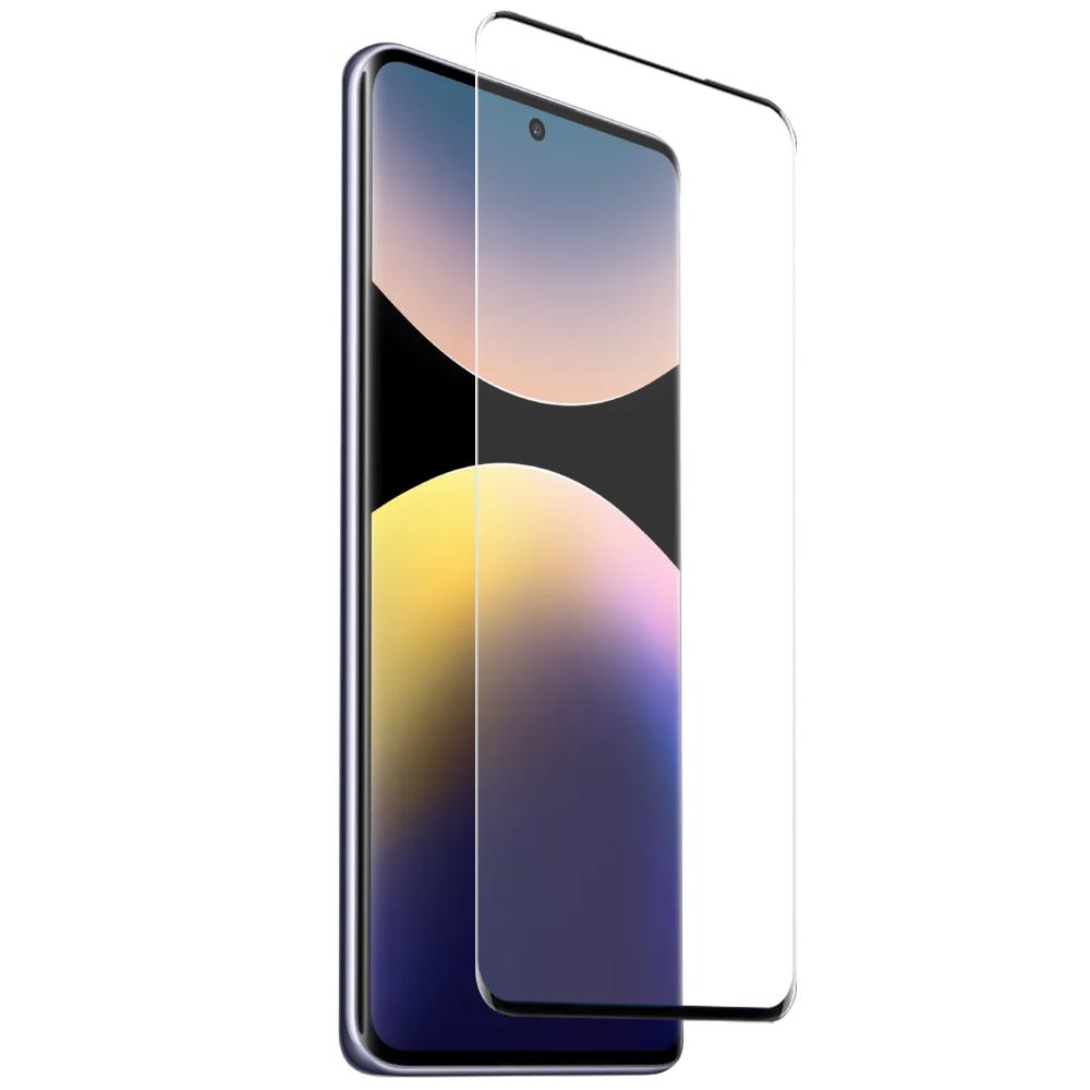 NORTHJO For Xiaomi Redmi Note 14 Pro+ 5G Phone Case Drop-Proof TPU Cover with 3D Curved Tempered Glass Film