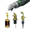 Zinc Alloy Wine Pourer Ornament Wine Aerators Unique Snake Bottle Stoppers  for Kitchen Accessories