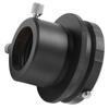 Full Metal Macro Lens Adapter Manual Focus M42x0.75 Thread for Nikon F Mount Lens To 1.25in Telescope Eyepiece