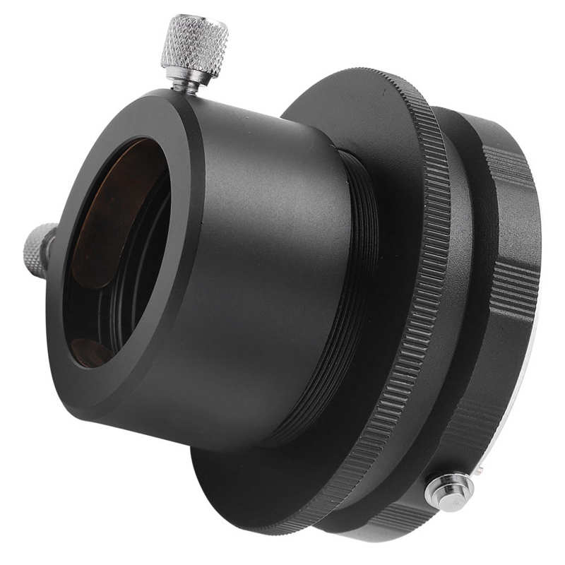Full Metal Macro Lens Adapter Manual Focus M42x0.75 Thread for Nikon F Mount Lens To 1.25in Telescope Eyepiece