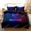 Nuovi Set Biancheria da Letto per Gioco VALORANT Set Copripiumino Con Federa Letto Singolo Matrimoniale Queen King Biancheria da Letto Tessuti per la Casa