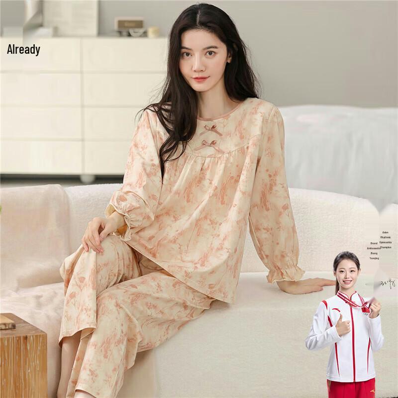 Yiduo Women s Pure Cotton Lounge Wear Pajama Set XL