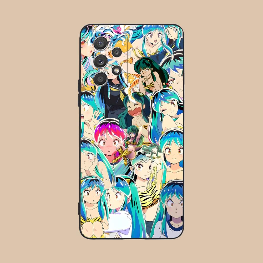 

Urusei Yatsura Lum Mobile Phone Case for Samsung Galaxy A56 55 54 53 52 51 36 35 34 23 16 15 5G Colorful Cover Cellphones Luxury Galaxy A51 5G