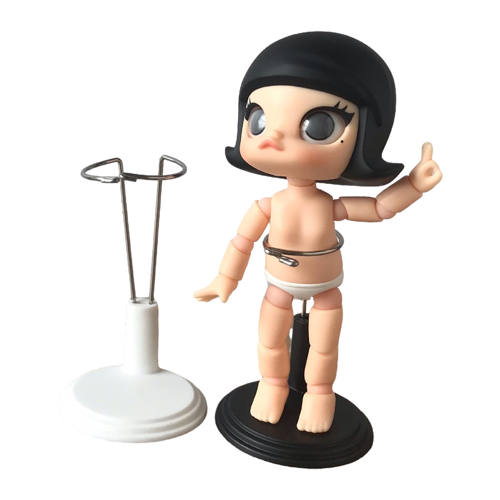 

Plastic White Adjustable Doll Stand Display Dolls With Style And Class Display Holder For Doll Bear
