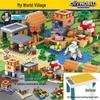 Compatible Lego Bricks: Minecraft Cave, War Village Puzzle for Boys, Birthday Gift