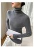 Women's Cashmere Seamless High Collar Slim-Fit Wool Knit Base Layer Shirt - Autumn/Winter Collection