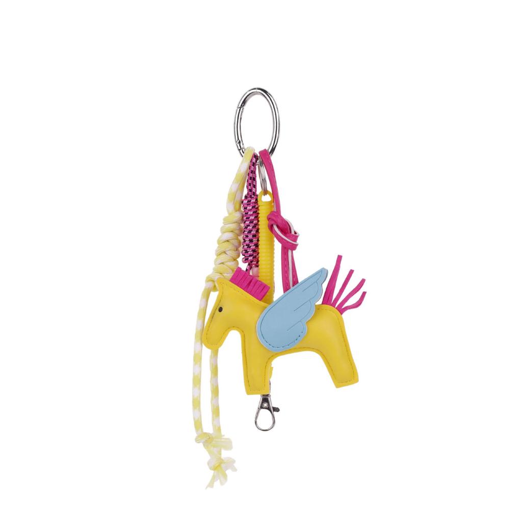 Exquisite Pegasus Handmade Keychain: Angel Pony Pendant & Car Accessory, Cute Bag Charm