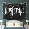 Nosferatu 2024 Movie Logo Tapestry Wall Hanging Aesthetic Home Decoration Tapestries for Living Room Bedroom