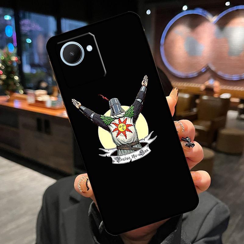 Praise the Sun Dark Souls Case For Realme 13 Pro Plus 12 11 14 15 GT6 GT7 Pro C15 C35 C53 C55 C61 C63 C65 C67 C71 C75