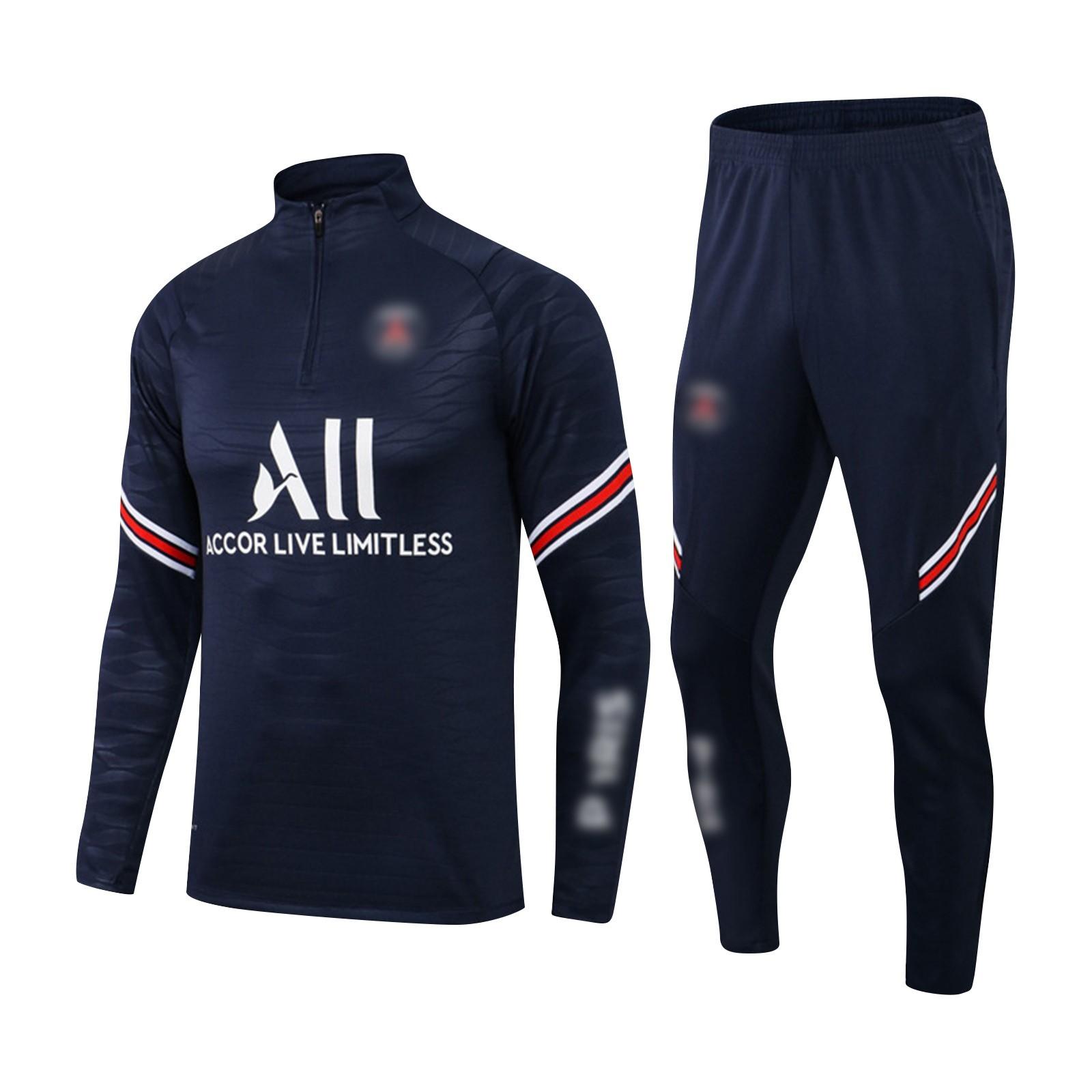 

22/23 Сент-Жермен Домашний Футбольный Тренировочный Комплект Новый Взрослый Размер Набор 12 тёмно-синий