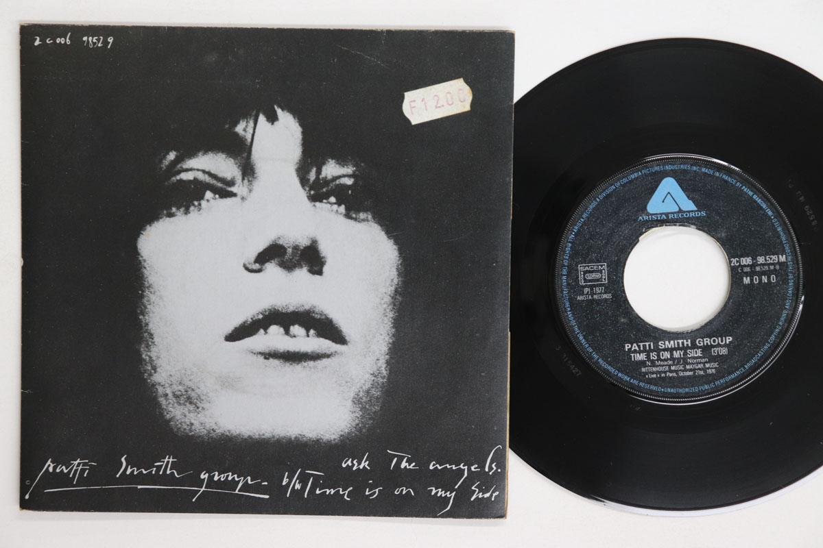 7-дюймовая пластинка PATTI SMITH GROUP Ask The Angels Time Is On My Side 2C00698529 ARISTA 1977 Франция Рок Б/у