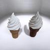 Jinccai Retractable Ice Cream Sword Prank Prop 3D Printed Plastic Funny Trick Toy Scalable Ice Cream Cone Joke Gift Party