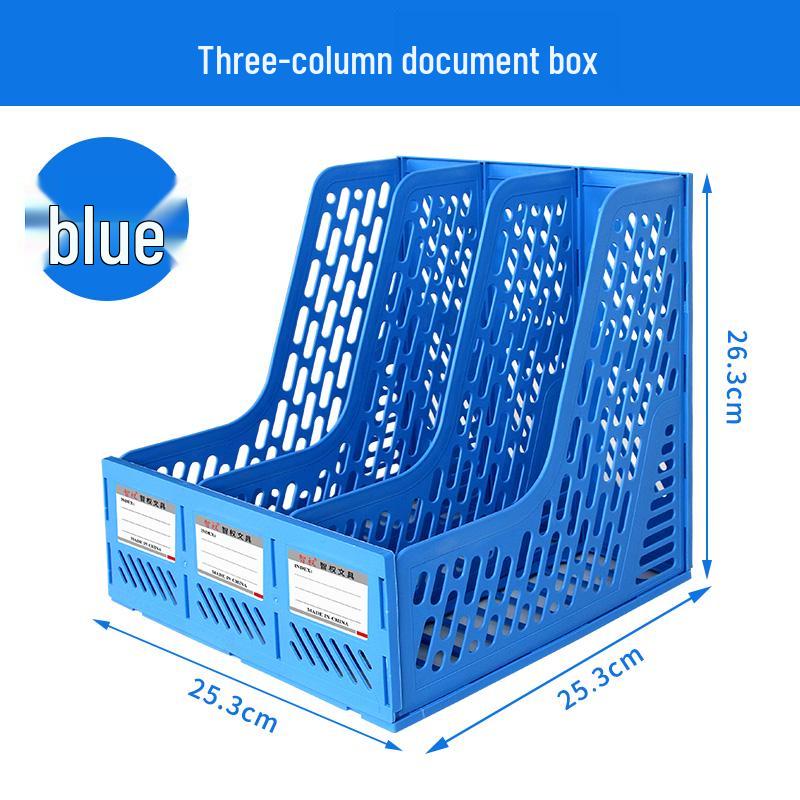 Four-Tier Desktop File Organizer with Storage Trays for Office Supplies