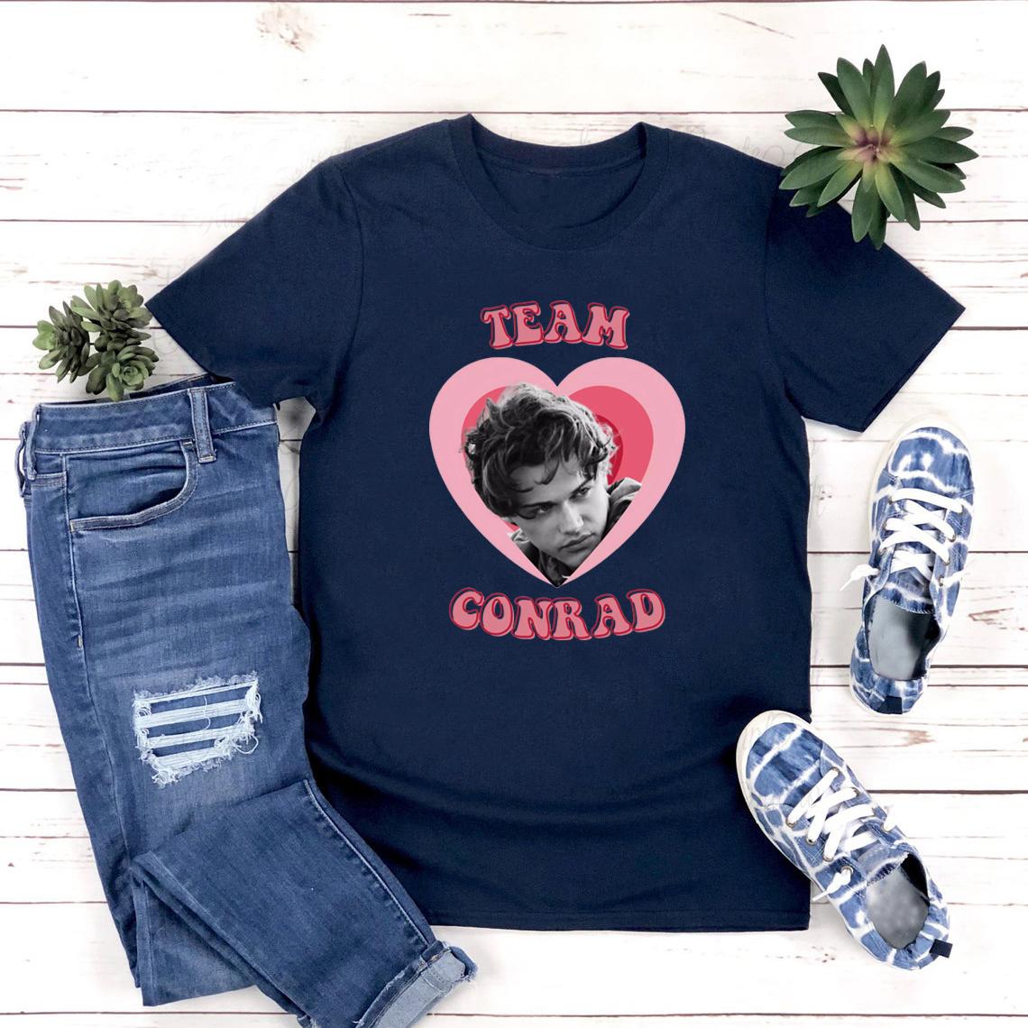 

The Summer I Turned Pretty Team Conrad TShirt TSITP Cousins Beach T Shirts Womens Short Sleeve Graphic Tees Streetwear Tops 4XL