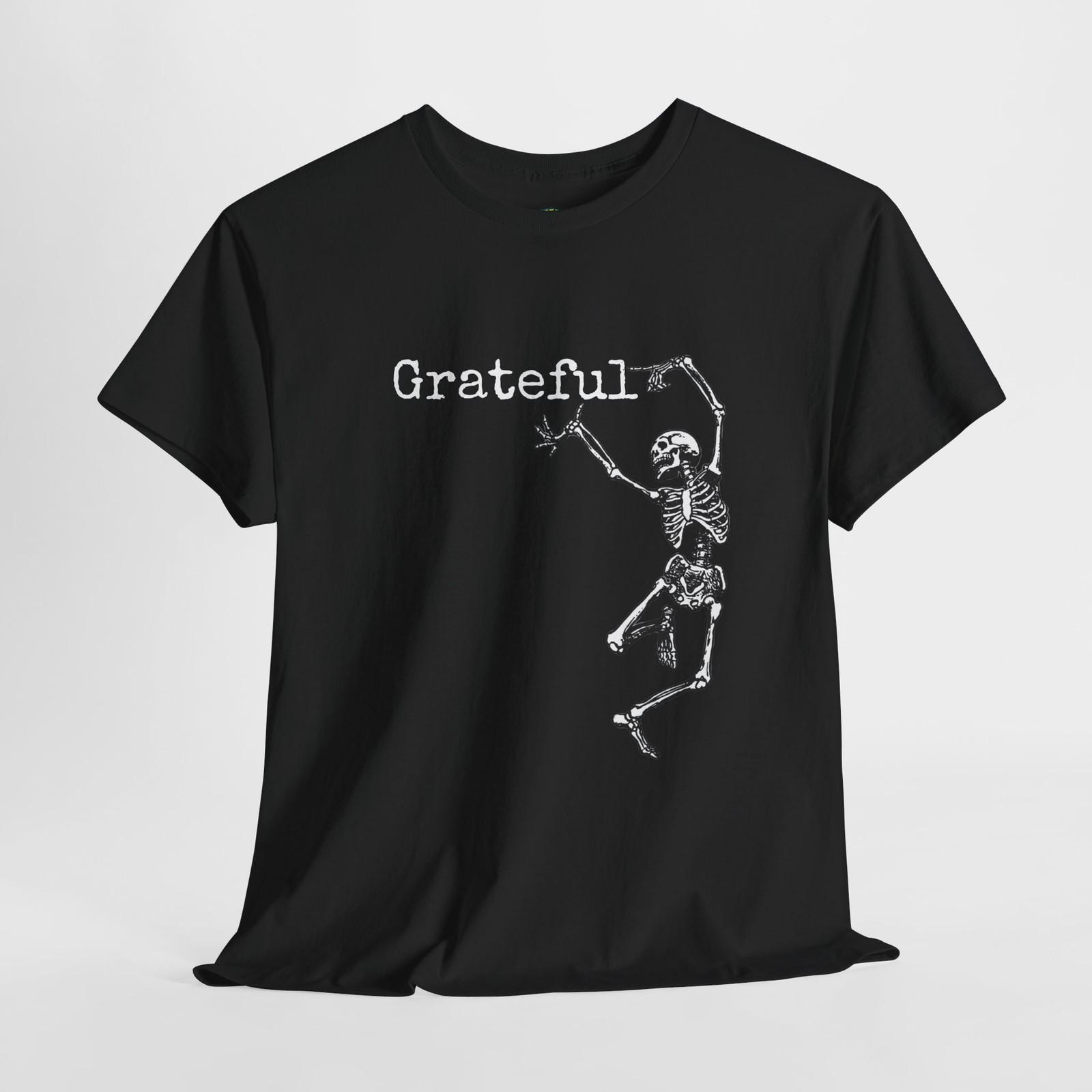 Grateful Dancing Skeleton T-Shirt Positive Vibe Dead Style Cotton Tee XXXXL