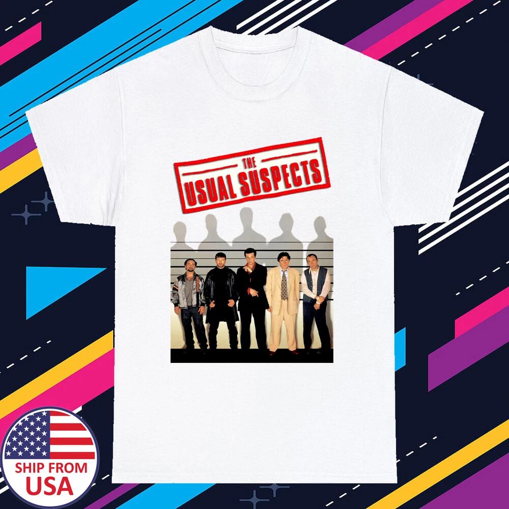 The Usual Suspects Retro Movie Men s White Size S-5XL 3XL