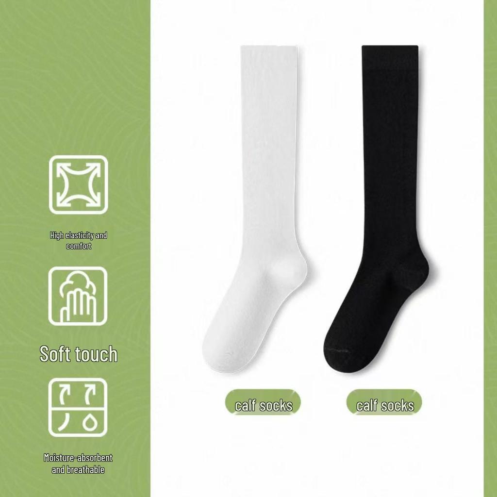 Damen Überknie Kompressionsstrümpfe - Elastisch, Wadenlang, Postpartale Unterstützung, Herbst/Winter Baumwolle Nahtloses Design