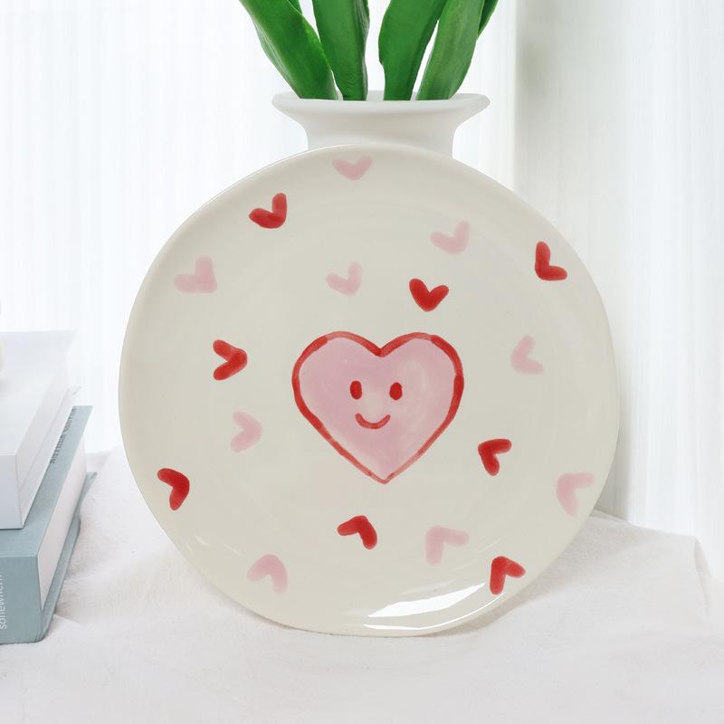 Tazza da Caffè 300ml 10oz con Motivo a Cuore Personalità Creativa Design Unico Tazza in Ceramica con Manico Bel Regalo per Migliori Amiche 1 Pezzo