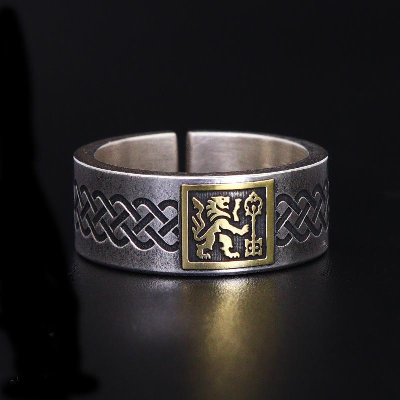 Lion Point Ring Trendy Men's Retro Ins Ring