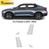 Paint Protective Foil for POLESTAR 2 2021-2024 B Pillars Headlight Rearview Mirror TPU Anti-Scratch PPF